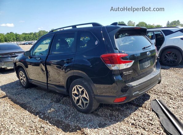 JF2SKAFC3MH488282 2021 SUBARU FORESTER Черный Задняя левая четверть
