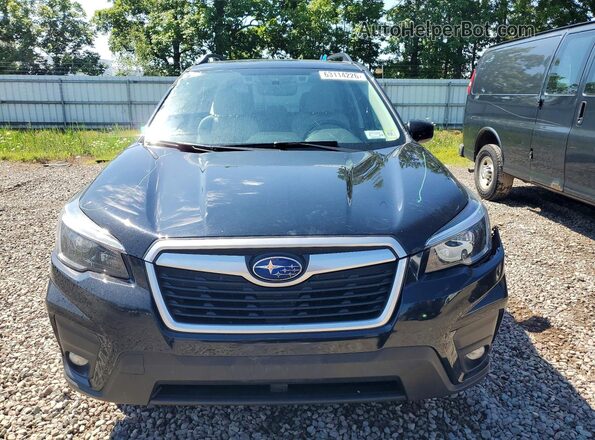 JF2SKAFC3MH488282 2021 SUBARU FORESTER Черный Вид спереди