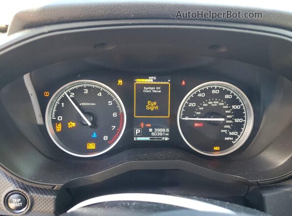 JF2SKAFC3MH488282 2021 SUBARU FORESTER Черный Вид щитка приборов