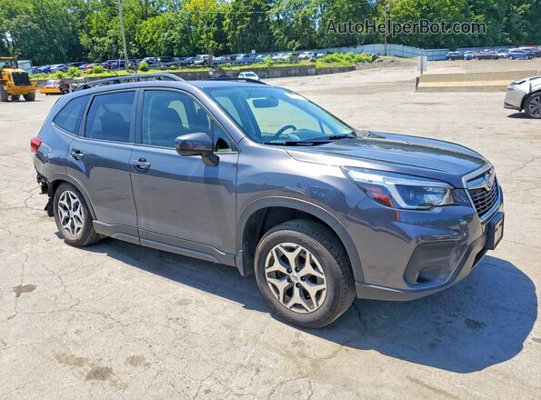 JF2SKAJC0MH576486 2021 SUBARU FORESTER Gray Առջևի աջ