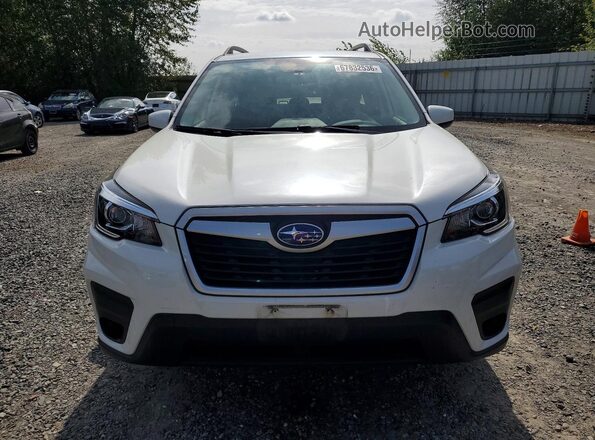 JF2SKAJC1LH515498 2020 SUBARU FORESTER White Դիմացի տեսք
