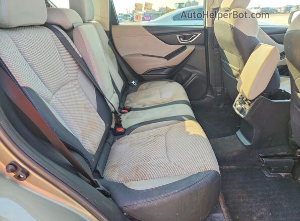 JF2SKAJC5MH587337 2021 SUBARU FORESTER Green უკანა სავარძლების ხედი