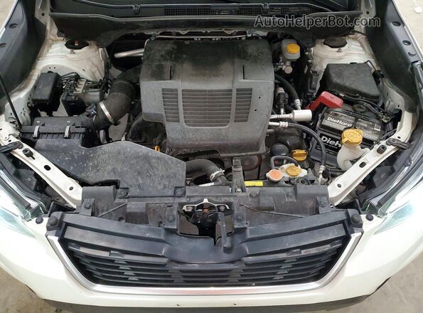 JF2SKAJC6MH425877 2021 SUBARU FORESTER White უკანა სალონის ხედი