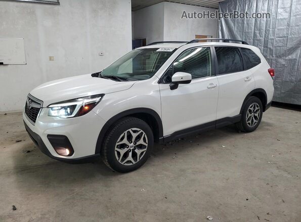 JF2SKAJC6MH425877 2021 SUBARU FORESTER White სალონის 360-გრადუსიანი ხედი
