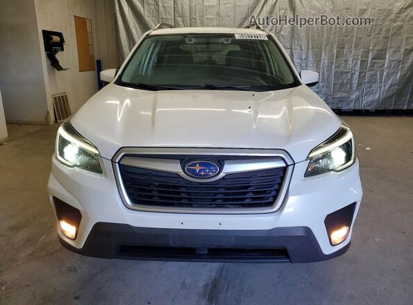 JF2SKAJC6MH425877 2021 SUBARU FORESTER White წინა ხედი
