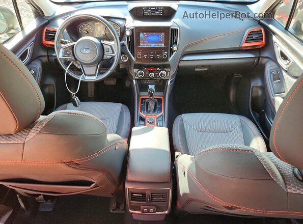 JF2SKALC8LH466278 2020 SUBARU FORESTER Gray Widok deski rozdzielczej