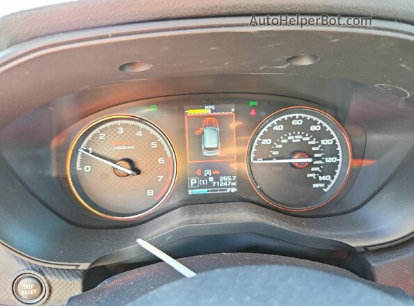 JF2SKALC8LH466278 2020 SUBARU FORESTER Gray Widok zestawu wskaźników