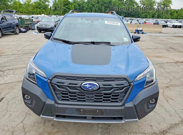 JF2SKAMC8NH497628 2022 SUBARU FORESTER Blue წინა ხედი