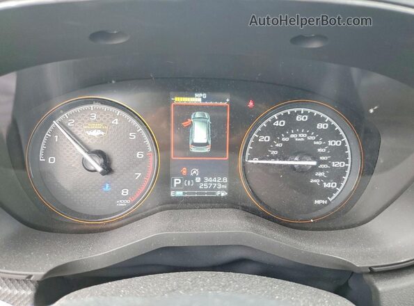 JF2SKAMC8NH497628 2022 SUBARU FORESTER Blue ხელსაწყოთა პანელის ხედი