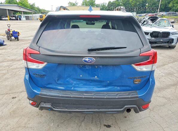 JF2SKAMC8NH497628 2022 SUBARU FORESTER Blue უკანა ხედი