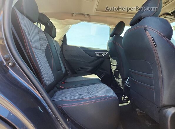 JF2SKAPC1KH481973 2019 SUBARU FORESTER Charcoal Widok wnętrza z tyłu