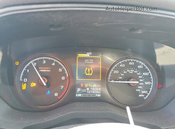 JF2SKAPC3KH427476 2019 SUBARU FORESTER Black Սարքավորումների վահանակի տեսք