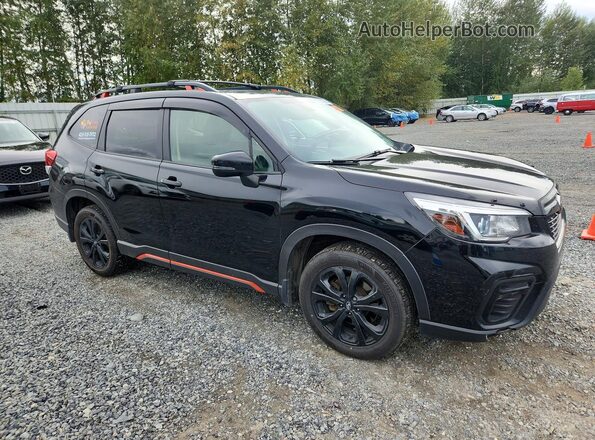 JF2SKAPC3KH571643 2019 SUBARU FORESTER Black Передня права чверть