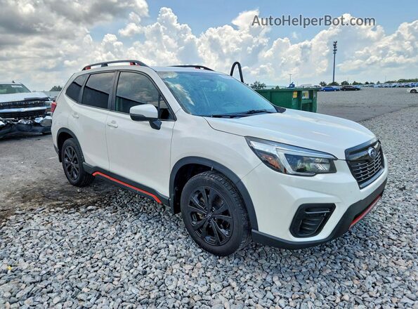 JF2SKARC1MH588926 2021 SUBARU FORESTER White წინა მარჯვენა