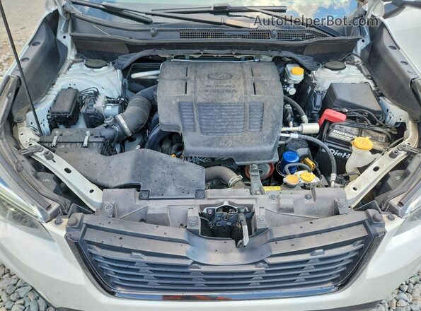 JF2SKARC1MH588926 2021 SUBARU FORESTER White ძრავის განყოფილების ხედი