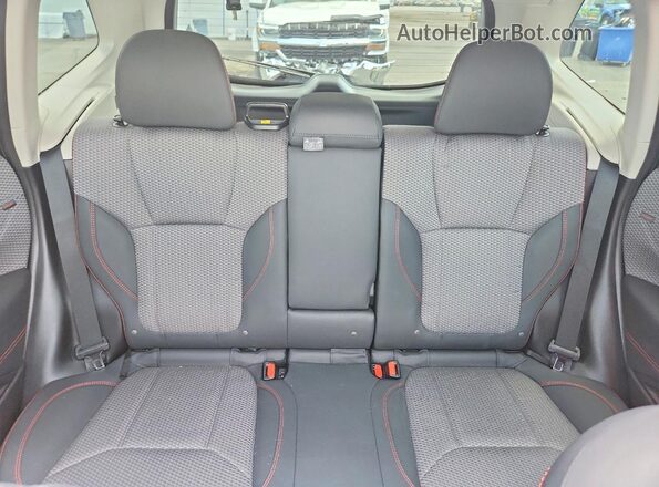 JF2SKARC1MH588926 2021 SUBARU FORESTER White უკანა სავარძლების ხედი