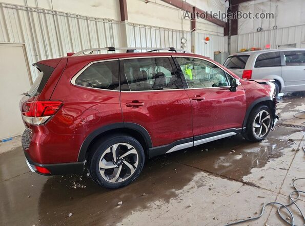JF2SKARC2NH412176 2022 SUBARU FORESTER Burgundy უკანა მარჯვენა