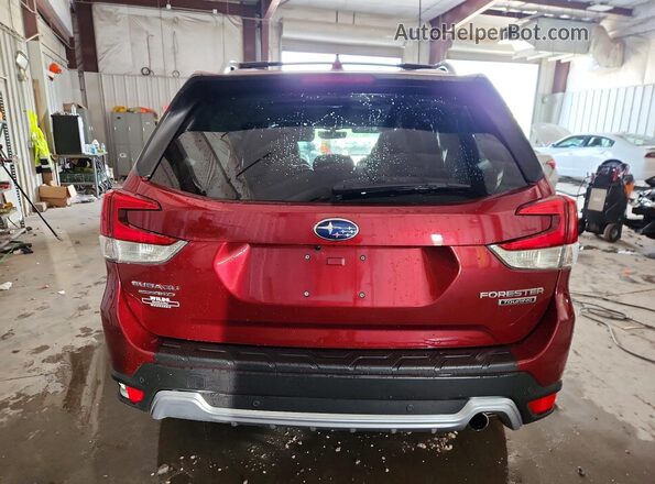 JF2SKARC2NH412176 2022 SUBARU FORESTER Burgundy უკანა ხედი