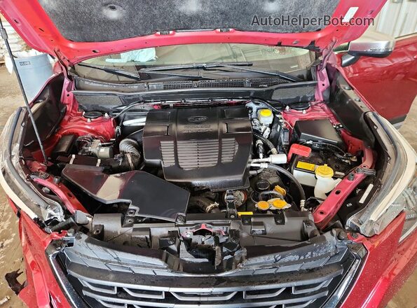 JF2SKARC2NH412176 2022 SUBARU FORESTER Burgundy ძრავის განყოფილების ხედი