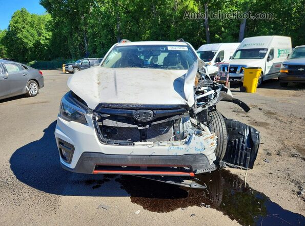 JF2SKARC3MH493736 2021 SUBARU FORESTER White წინა ხედი