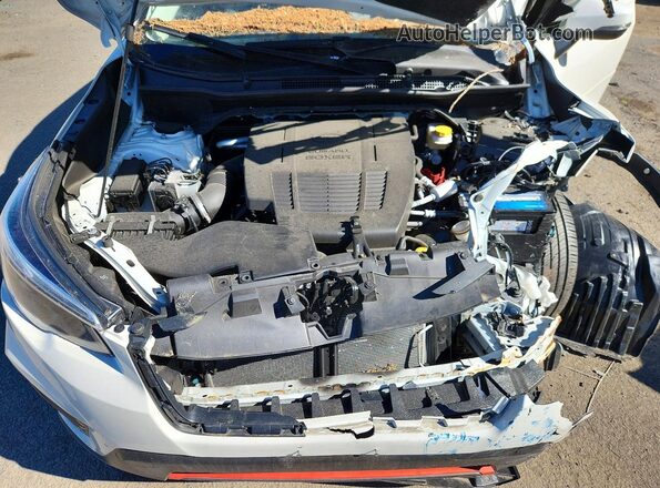 JF2SKARC3MH493736 2021 SUBARU FORESTER White ძრავის განყოფილების ხედი