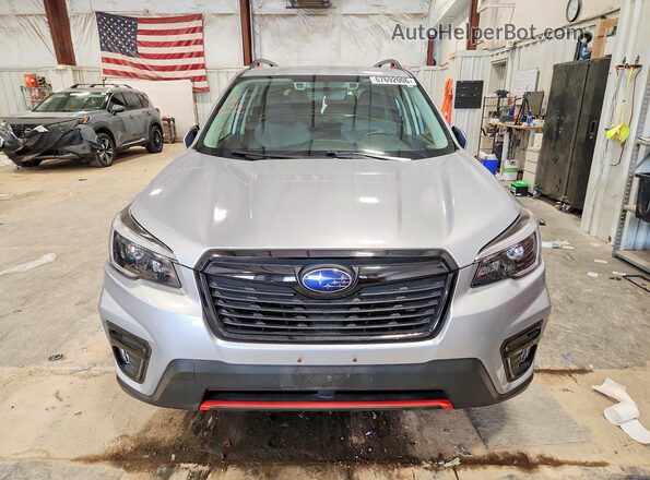 JF2SKARC6MH445485 2021 SUBARU FORESTER Silver Դիմացի տեսք