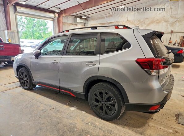 JF2SKARC6MH445485 2021 SUBARU FORESTER Silver Հետևի ձախ
