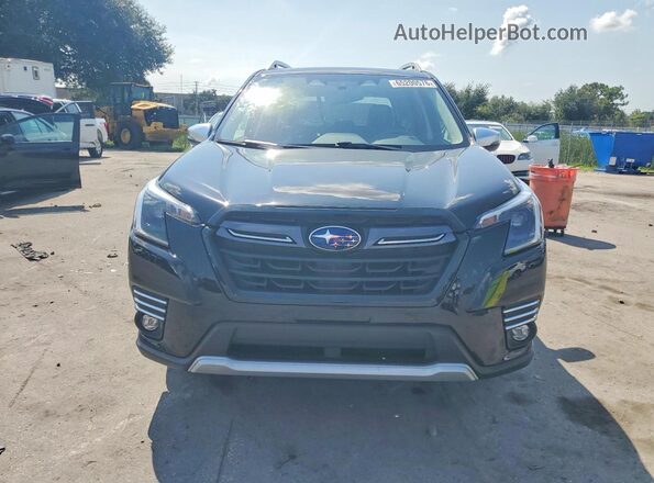 JF2SKARCXNH500912 2022 SUBARU FORESTER Black Դիմացի տեսք