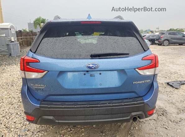 JF2SKASC0MH514097 2021 SUBARU FORESTER Blue Widok z tyłu
