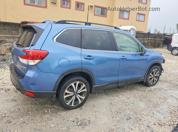 JF2SKASC0MH514097 2021 SUBARU FORESTER Blue Tył prawy