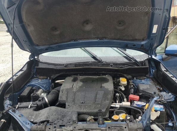 JF2SKASC0MH514097 2021 SUBARU FORESTER Blue Widok wnętrza z tyłu