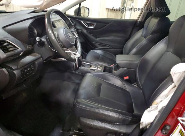 JF2SKAXC7MH524487 2021 SUBARU FORESTER Maroon Front interior view
