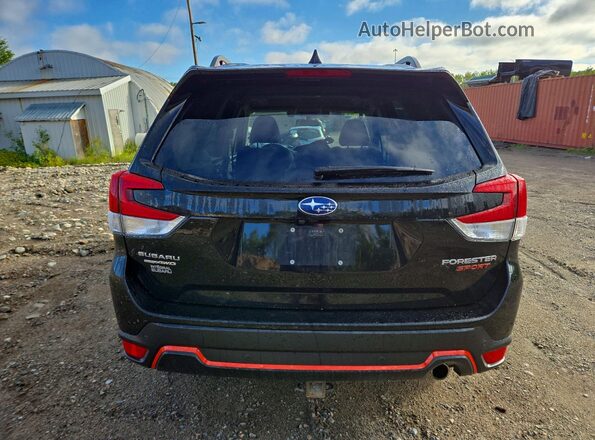 JF2SKEMC6MH505280 2021 SUBARU FORESTER Black Widok z tyłu