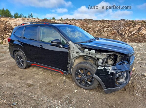 JF2SKEMC6MH505280 2021 SUBARU FORESTER Black Przód prawy