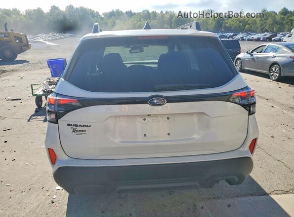 JF2SLDBC2SH451032 2025 SUBARU FORESTER White Вид ззаду