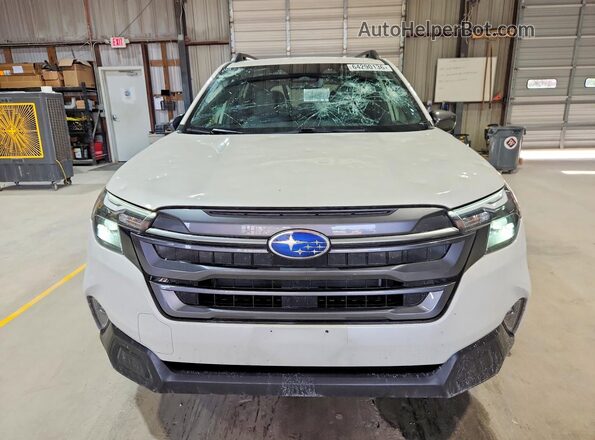 JF2SLDBCXSH593712 2025 SUBARU FORESTER White Вид спереду