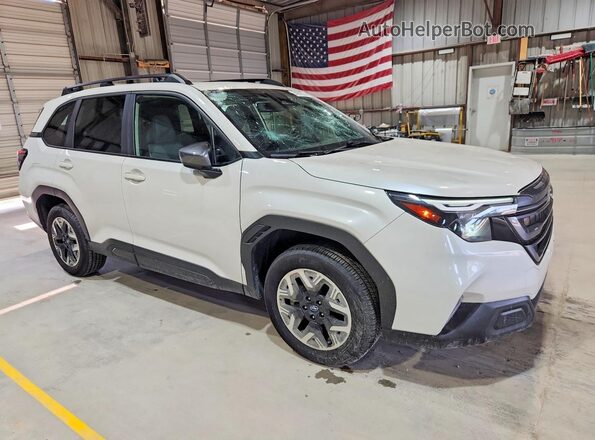 JF2SLDBCXSH593712 2025 SUBARU FORESTER White Передня права чверть