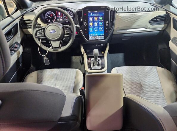 JF2SLDBCXSH593712 2025 SUBARU FORESTER White Вид панелі приладів
