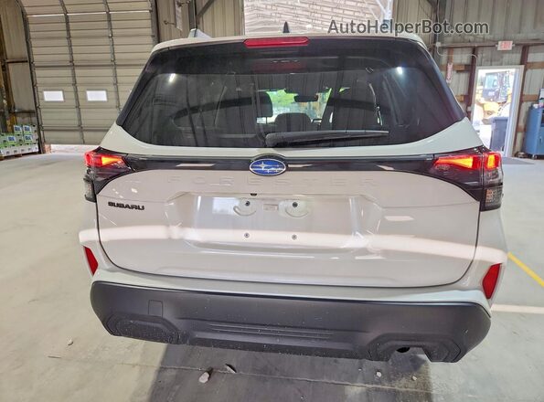 JF2SLDBCXSH593712 2025 SUBARU FORESTER White Вид ззаду