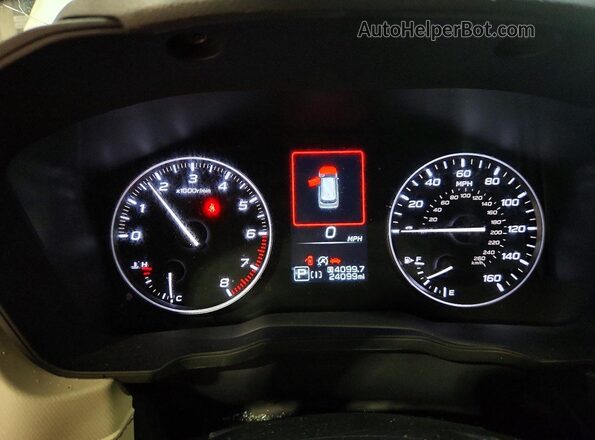 JF2SLDBCXSH593712 2025 SUBARU FORESTER White Вид щитка приладів