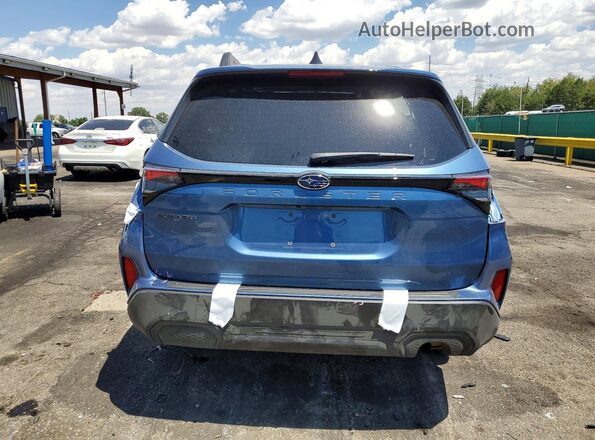 JF2SLDDCXSH557452 2025 SUBARU FORESTER Blue უკანა ხედი