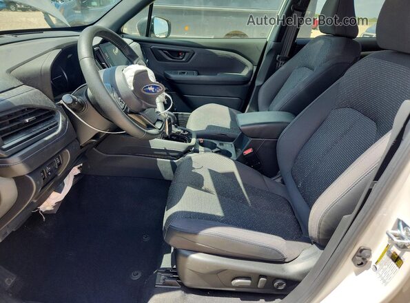 JF2SLDDCXSH576728 2025 SUBARU FORESTER White Вид салону спереду