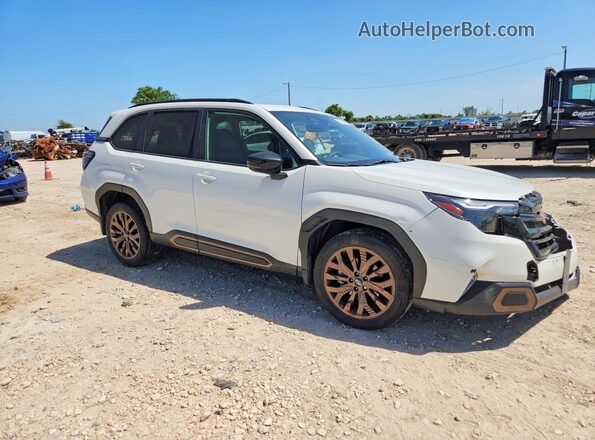 JF2SLDFC6SH400417 2025 SUBARU FORESTER White წინა მარჯვენა
