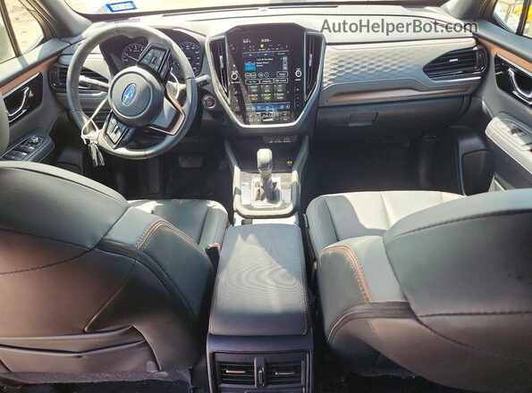 JF2SLDFC6SH400417 2025 SUBARU FORESTER White წინა პანელის ხედი