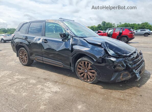 JF2SLDHC4SH408352 2025 SUBARU FORESTER Black წინა მარჯვენა