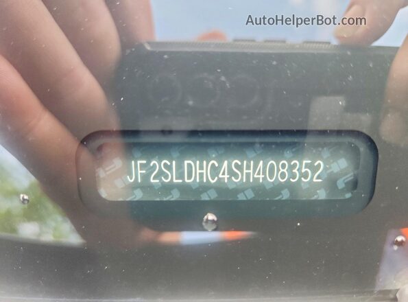 JF2SLDHC4SH408352 2025 SUBARU FORESTER Black VIN კოდის სტიკერის ხედი