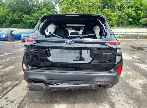 JF2SLDHC4SH408352 2025 SUBARU FORESTER Black უკანა ხედი