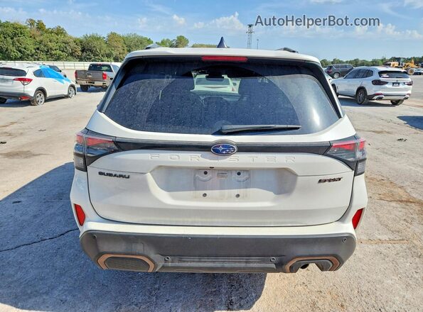JF2SLDHC6SH463143 2025 SUBARU FORESTER White უკანა ხედი