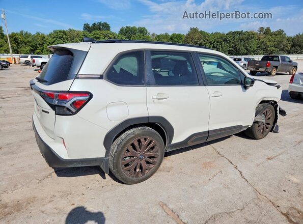 JF2SLDHC6SH463143 2025 SUBARU FORESTER White უკანა მარჯვენა