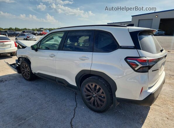 JF2SLDHC6SH463143 2025 SUBARU FORESTER White უკანა მარცხენა